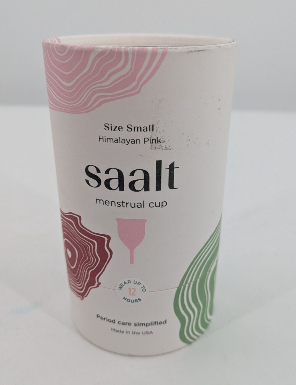 Saalt Soft Menstrual Cup Flexible/Reusable Himalayan Pink Small *NEW*
